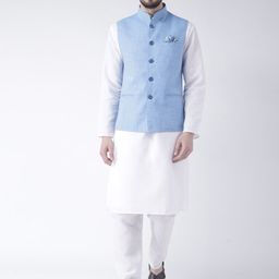 hangup plus Men Kurta with Pyjamas & Nehru Jacket-picture-50