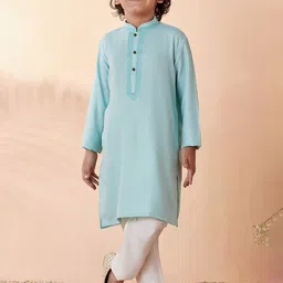 Manyavar Boys Kurta With Pyjama-image-50
