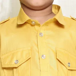 Aj DEZInES Boys Pathani Regular Kurta with Pyjamas image 3
