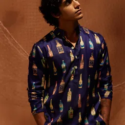 Eleven Brothers Men Printed Regular Kurta with Pyjamas image 2