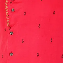 Pro-Ethic STYLE DEVELOPER Boys Red & White Kurta with Pyjamas image 2