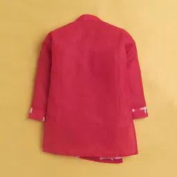 Jeetethnics Boys Printed Regular Band Collar Kurta With Pyjamas image 3