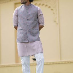 The Kurta Studio Men Regular Kurta with Pyjamas image 5