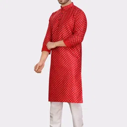 SHIWAM ETHNIX Geometric Printed Regular Kurta with Pyjamas image 5