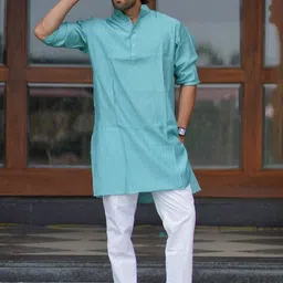 The Kurta Studio Men Regular Kurta with Pyjamas image 3