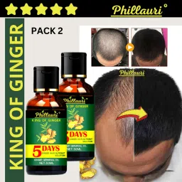 Ginger 5 Days Ayurvedic Formulation Hair oil 50ml For Men and Women_4 Hair Oil-image-25
