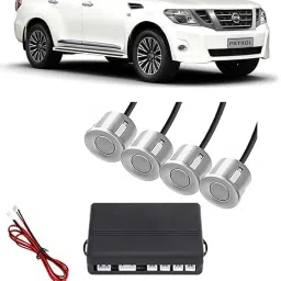 EB447 Silver Car Reverse Parking Sensor with LED Display 4 Sensor E447 Parking Sensor-21