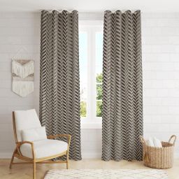 152 cm (5 ft) Velvet Room Darkening Window Curtain (Pack Of 2)-image-12