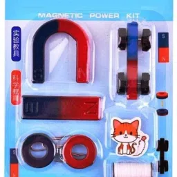 Magnet Kit with Bar Magnet, Ring Magnet, Compass, Best Science Magnet Experiment-11