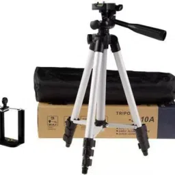 utkrist Combo PACK Tripod 3110 Stand Mobile Phone Tripod Mini with collar mic Tripod Tripod Kit image 4