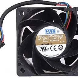 Electronic Spices AVC DBTA0638B2S 60x60x38mm 6038 DC 12V 3.15A large air flow cooling fan 4 wire Cooler-15