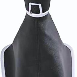 Polished Leather Gear Shift Knob with Boot - Compatible Polo Vento Ameo Rapid Car Gear Lever-picture-35