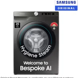 samsung 7 kg 5 Star, AI, Wi-Fi, Digital Inverter Fully Automatic Front Load with In-built Heater Silver image 2