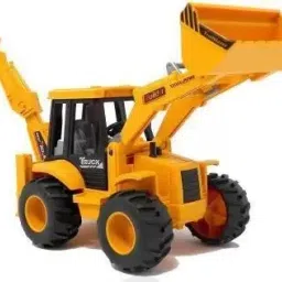 Plastic 2 in 1 jcb Construction Vehicle for kids (Pack of 1, Yellow)-19