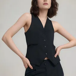 rocksy Solid Women Waistcoat-picture-49