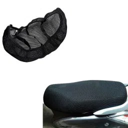 3D Free Size Bike/Scooty/Scooter Seat Cover Breathable Mesh Net Cushion CK083 Single Bike Seat Cover For Universal For Bike NTorq 125-image-81