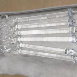 smgi Set of 6 Glass Fork Marble Fruit Fork, Salad Fork, Baby Fork, Dessert Fork, Serving Fork, Dinner Fork Set image 2