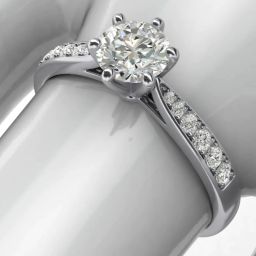 Love/Engagement/Valentin/Gift/Anniversary/Birthday Diamond ring for women/Girl Stainless Steel Diamond Silver Plated Ring-image-14