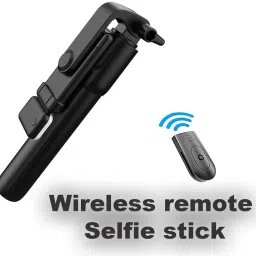 AMUSING Best quality lighting Selfie Stick with remote for smartphone Monopod image 3