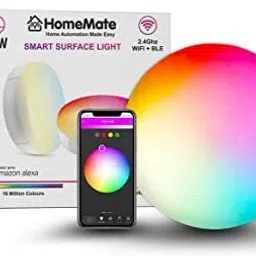 HomeMate WiFi Smart LED Surface Light |10 Watt |16 Million Colors (10 Watt, 1)-image-72