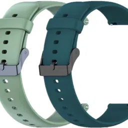 TECHWIND 22MM Classic Watch Strap Buckle Lock CHECK MODEL LIST Combo Pack of 2 Watch Belt Smart Watch Strap-17