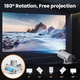 AVOIHS Portable Projector 4K FULL HD Resolution Smart LED Beem 440 Remote Controller (1800 lm / Wireless / Remote Controller) Portable Projector image 2