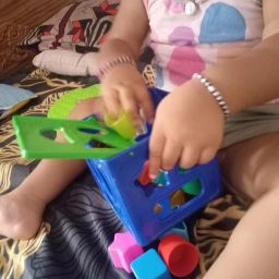 Shape Sorting Cube With 18 Shape And Different Color-CUBE BLUE-199-image-58