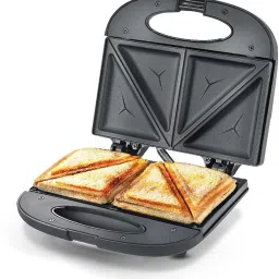 Sandwich Toaster PSDP 01 With Non-Stick Heating Plates Toast (Black) Open Grill-26