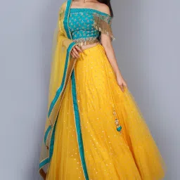 Embellished Semi Stitched Lehenga Choli-image-39