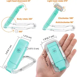 muid Book Reading Light With Clip, Color And Brightness Adjustable Mode, Rechargeable Study Lamp image 3