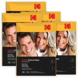 190 GSM A4 100 Sheets High Glossy Cast Coated Water Resistant photo paper unruled A4 (210x297mm) 190 gsm Photo Paper-21