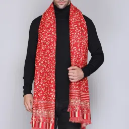 Sudako Acrylic Self Design Men Shawl-picture-10