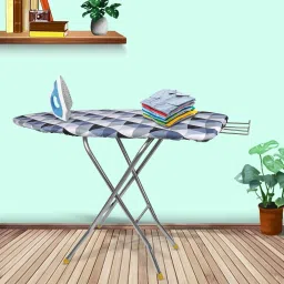 swingish by na wooden Self Standing Folding Ironing Board (Color May Vary, Multi-Color) Ironing Board image 4