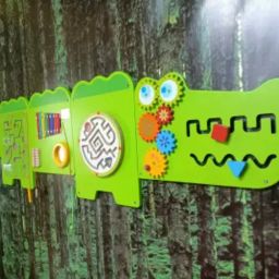 Crocodile Activity Wall Mounted Toys for Kids Home Learning Activity Center-image-5