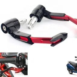 Aluminium clutch lever heavy quality protector Guard red Bike Crash Guard-19