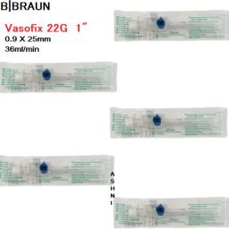 B Braun Vasofix IV Cannula 22G Size: 0.9x25 Mm Pack OF 5 pcs Medical Needle-image-13