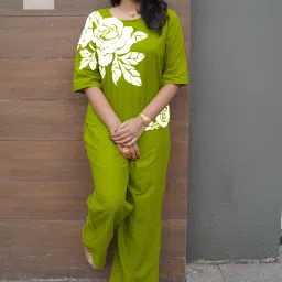 Top Palazzos Co-ords Set-image-65