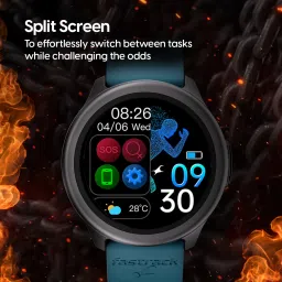 Fastrack FR1|1.39 inch Super UltraVU Display(360*360)|Advanced BT Calling|Split Screen Smartwatch image 5