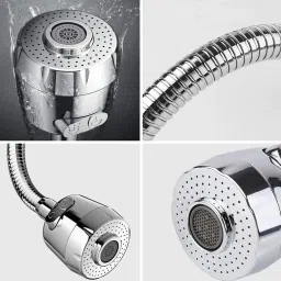 clinton 360° Swivel Faucet Extender, Adjustable Faucet Aerator Splash-Proof Faucet Nozzle image 2
