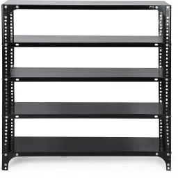 progressive enterprises Slotted Angle CRC Sheet 5 Shelves Multipurpose Storage Metal Open Book Shelf image 3