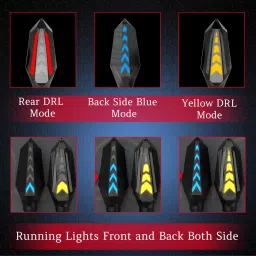 otoroys Front, Rear, Side LED Indicator Light for Universal For Bike Universal For Bike image 5