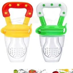 Silicone Combo 2 PCS Baby Infant Fruit/Food Feeder, Pacifier, Nibbler, Nipple Feeder-8