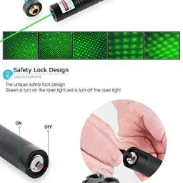 XTRDT Green Laser Pointer Presentation 2 in 1 Out Put Power 100 MW,Class 3rd image 2