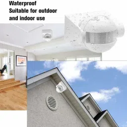 Blackt Electrotech BT31W Wall PIR Motion Detector Sensor Switch For Auto On-Off Light Smart Switch image 3