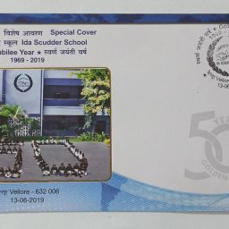 India 2019 Special Cover, Ida Scudder School, Golden Jubilee Year 1969-2019 Stamps-image-86