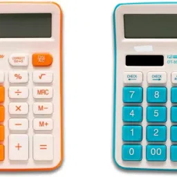 A Superb Calculator Combo of 333Orange And 333Blue With Soft Keys Basic Calculator-picture-16