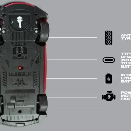 frendo High Speed 1:24 Rechargeable C type charging Mini Remote Control Racing Car image 5