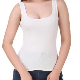 Women White Tank Top/Vest-image-81