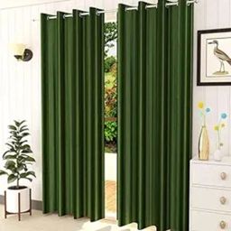 213 cm (7 ft) Polyester Semi Transparent Door Curtain (Pack Of 2)-21