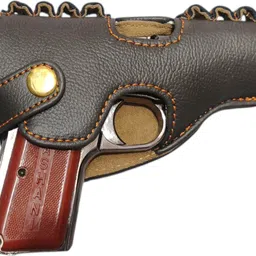 sandhugunhouse Cover For (32 Bore GSF & RFI ASHANI,Webley Ranger,MSD Elite,Super, Llama) Pistol/Gun Cover, Racquet Carry Case/Cover Free Size-picture-0
